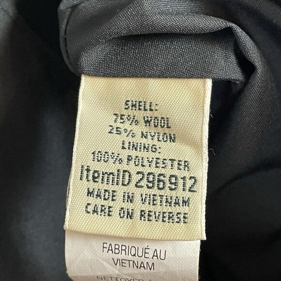 LL Bean Wool Blend Plaid Pencil Skirt Size 12 Lined Favorite Fit Preppy Academia - Picture 6 of 16